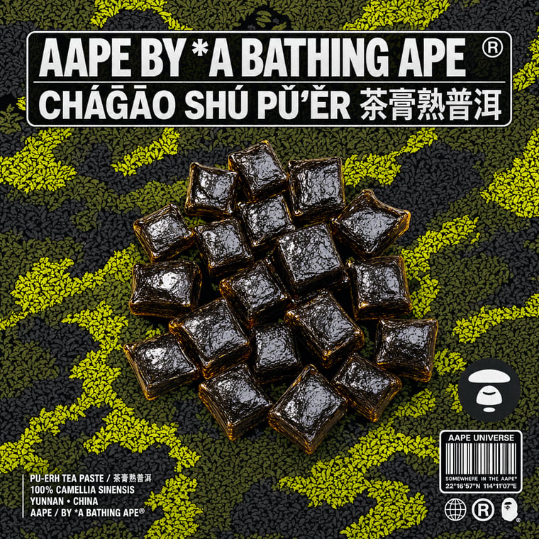 The design — Ripe Pu-erh Paste