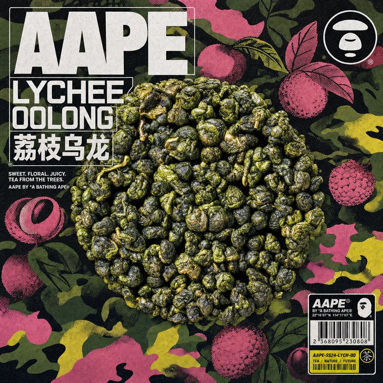 The design — Lychee Oolong