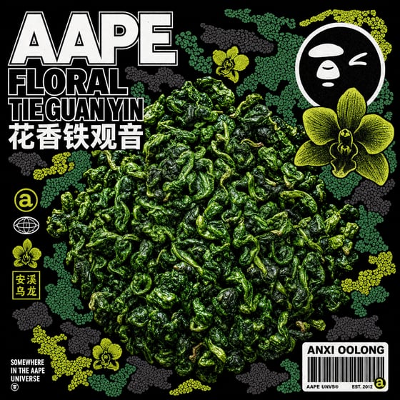 Floral Tie Guan Yin